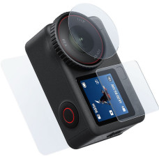 Стекло защитное закаленное DJI Osmo Action 6 два комплекта Telesin S6-FLM-26 