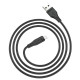 Кабель ACEFAST C3-01 USB до iP 2.4 A, 1.2 м, TPE, TPE конектори, чорний