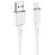 Кабель ACEFAST C2-02 USB до iP 2,4 А, 1,2 м, силікон, цинкові роз'єми, білий