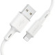 Кабель ACEFAST C2-02 USB до iP 2,4 А, 1,2 м, силікон, цинкові роз'єми, білий