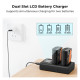 Набор K&F Concept LP-E6P (2 аккумулятора 2400mAh + двухканальное USB-зарядное устройство) — совместимо с Canon EOS R5 Mark II, R5, R6 Mark II, R6, R7 (KF28.0093)