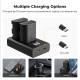 Набор K&F Concept LP-E6P (2 аккумулятора 2400mAh + двухканальное USB-зарядное устройство) — совместимо с Canon EOS R5 Mark II, R5, R6 Mark II, R6, R7 (KF28.0093)