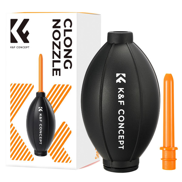 Силіконова груша K&F Concept для чищення оптики з пластиковим носиком (KF08.045)