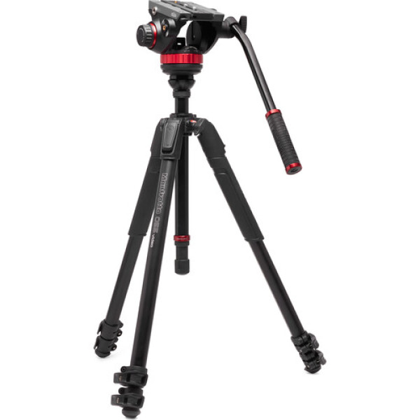Алюминиевый видеоштатив Manfrotto с жидкостной головкой (MVK502055XPRO3V)