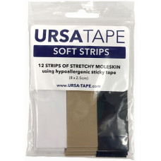 Лента для крепления микрофона URSA Tape, мультипак 12 полосок (4 белых + 4 черных + 4 бежевых) (UT-SML-12-MP)