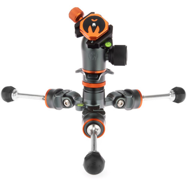 Штатив 3 LEGGED THING Winston 2.0 Grey Карбоновый, 3 секции, шаровая голова AirHed Pro и чехол в комплекте (WINSTONKITGREY2)