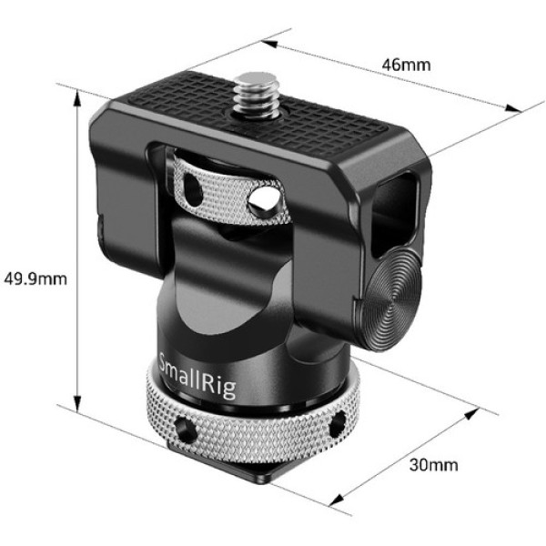 Крепление SmallRig для монитора поворотно-наклонное Swivel and Tilt Monitor Mount with Cold Shoe (BSE2346)