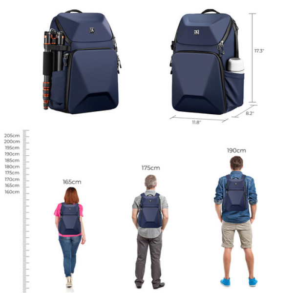 Рюкзак для камеры K&F Concept K&F Alpha 25L Синий (KF13.144V2)