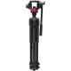 Алюминиевый видеоштатив Manfrotto с жидкостной головкой (MVK502055XPRO3V)