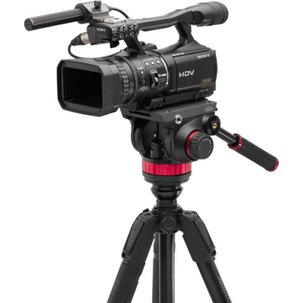 Алюминиевый видеоштатив Manfrotto с жидкостной головкой (MVK502055XPRO3V)