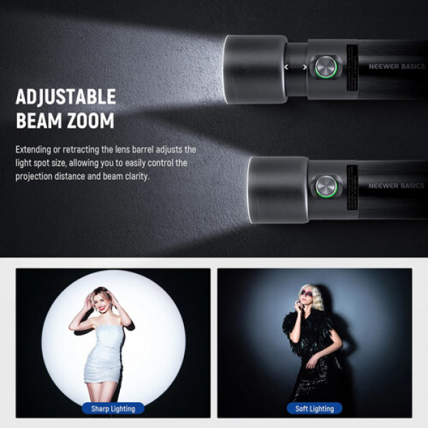 Портативний LED ліхтар Neewer BASICS FL10 Photography Flashlight (FL10)