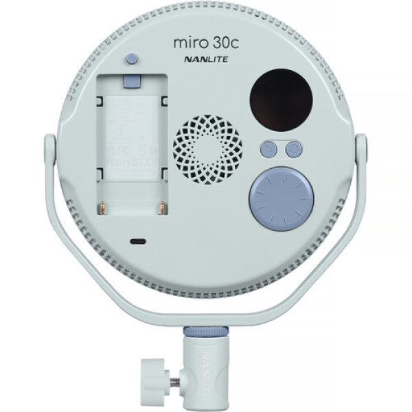 Nanlite miro 30c RGB Round LED панель (Mint Blue) (MIRO 30C MINT BLUE)