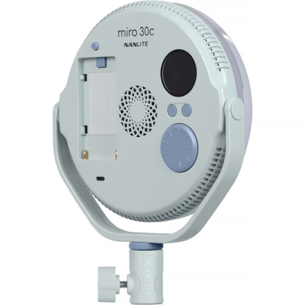 Nanlite miro 30c RGB Round LED панель (Mint Blue) (MIRO 30C MINT BLUE)