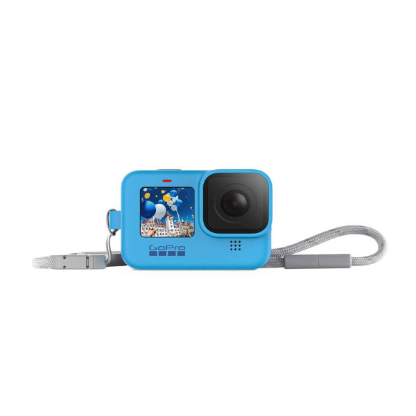 Чохол GoPro Sleeve&Lanyard Blue для HERO9 Black (ADSST-003)