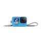 Чохол GoPro Sleeve&Lanyard Blue для HERO9 Black (ADSST-003)