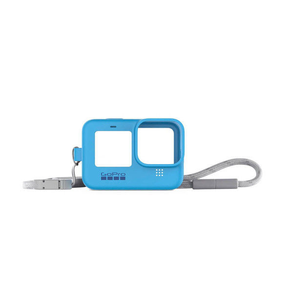 Чохол GoPro Sleeve&Lanyard Blue для HERO9 Black (ADSST-003)