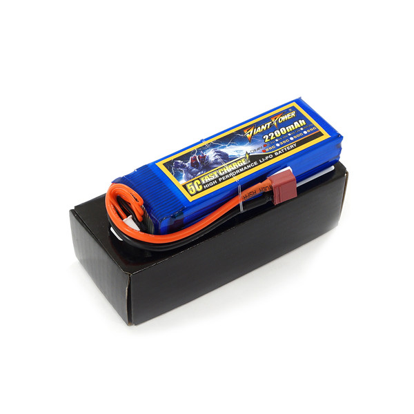 Акумулятор для страйкболу Giant Power (Dinogy) Li-Pol 2200 мАч 11,1 В 102x34x24 мм T-Plug 25C