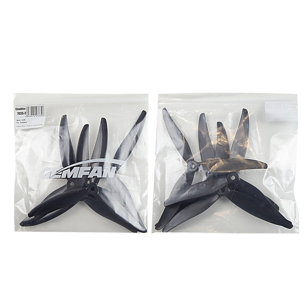 Пропелери GemFan Hurricane 7035-3 2CW+2CCW (чорний)