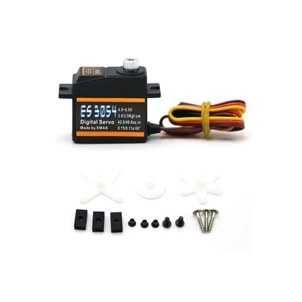 Сервопривод микро 17г Emax ES3054 3,5кг/0,13сек 23T цифровой