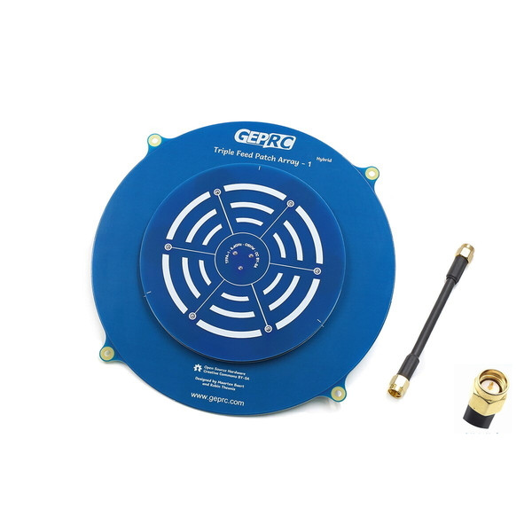 Антенна 5.8GHz GEPRC Triple Feed Patch Array 14dBi (SMA)