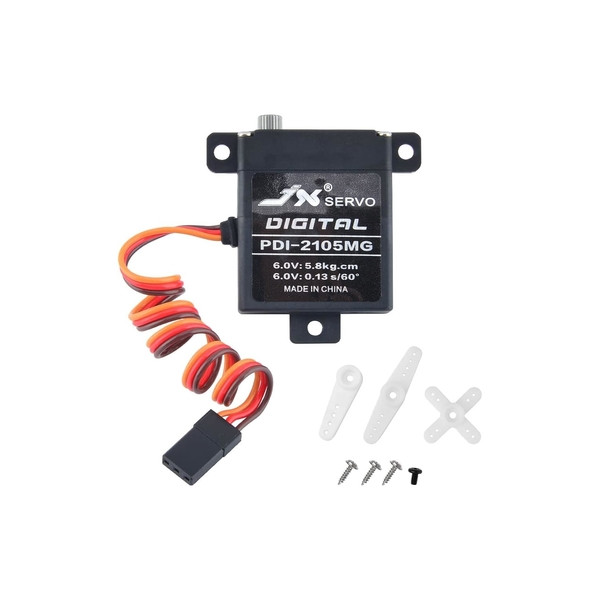 Сервопривід міні 21г JX-Servo PDI-2105MG 5.8кг/0.13с/6.0В