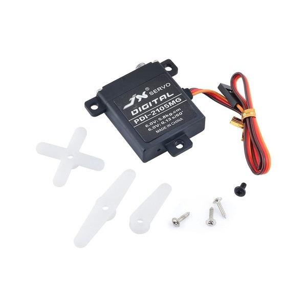 Сервопривід міні 21г JX-Servo PDI-2105MG 5.8кг/0.13с/6.0В