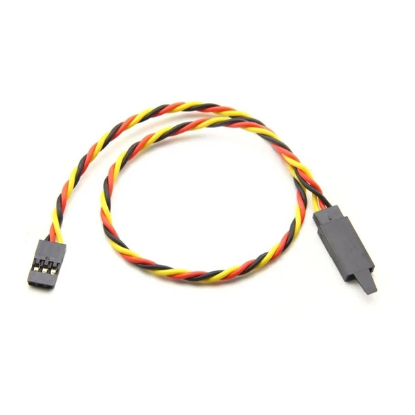 50 шт - Удлинитель 22AWG для сервоприводов Futaba скрученные (90 см)