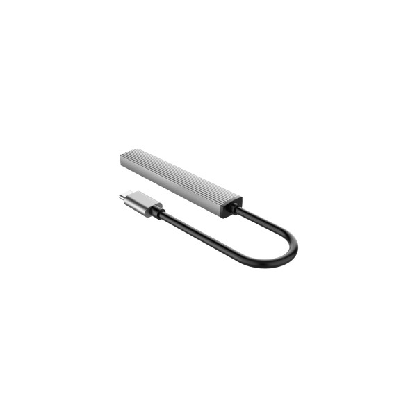 Концентратор ORICO Type-C до USB 3.0, 2 порти USB 2.0, TF-карта (AH-12F-GY-BP) (CA913541)