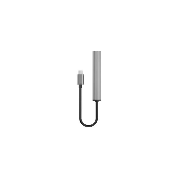Концентратор ORICO Type-C до USB 3.0, 2 порти USB 2.0, TF-карта (AH-12F-GY-BP) (CA913541)