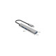 Концентратор ORICO Type-C до USB 3.0, 2 порти USB 2.0, TF-карта (AH-12F-GY-BP) (CA913541)
