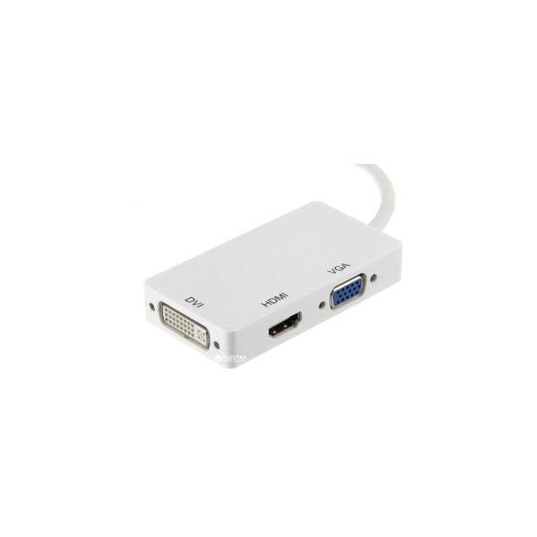 Порт-реплікатор Power Plant mini Display Port — HDMI, DVI, VGA (3 в 1) (CA910946)