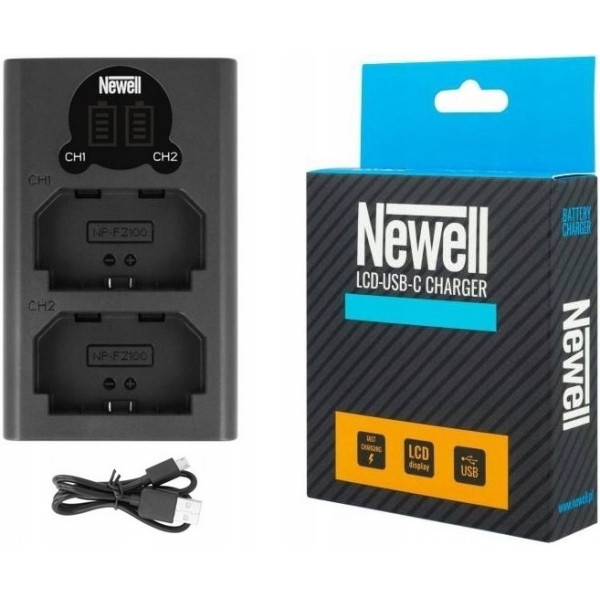 Двоканальное зарядное устройство Newell DL-USB-C для NP-FZ100 (NL1965)
