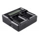 Двухканальное зарядное устройство Newell DC-LCD two-channel charger for NP-FP, NP-FH, NP-FV (NL0231)