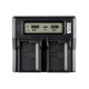 Двухканальное зарядное устройство Newell DC-LCD two-channel charger for NP-FP, NP-FH, NP-FV (NL0231)
