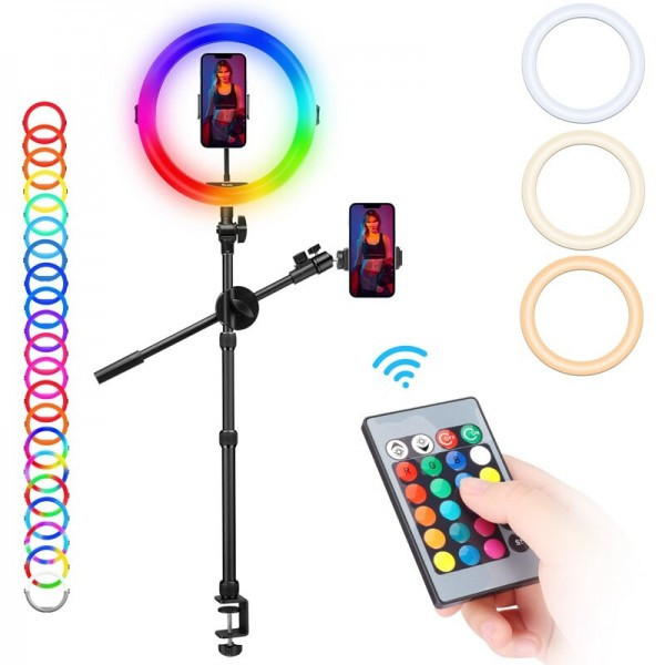 Кольцевая лампа RGB настольная 82см Ulanzi Vijim K16