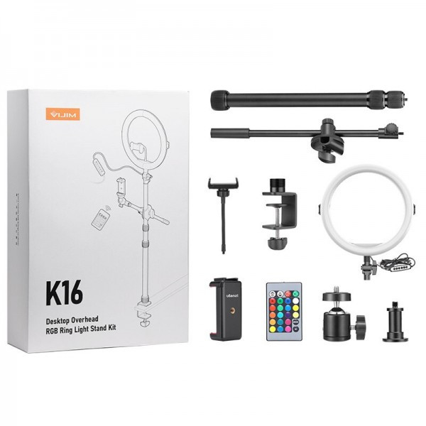 Кольцевая лампа RGB настольная 82см Ulanzi Vijim K16
