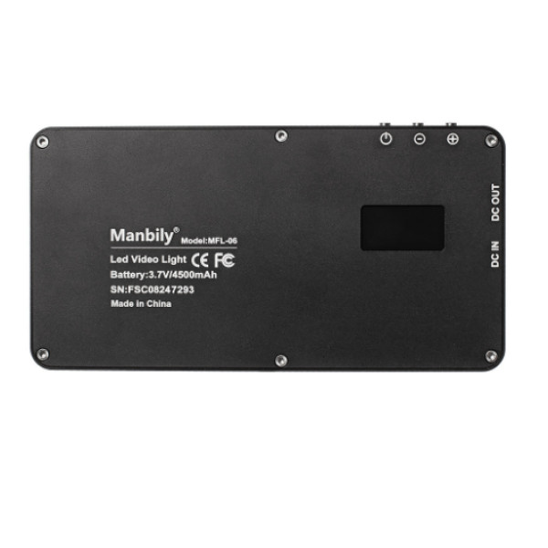 Компактне LED світло Ulanzi Manbily MFL-06 із вбудованим акумулятором