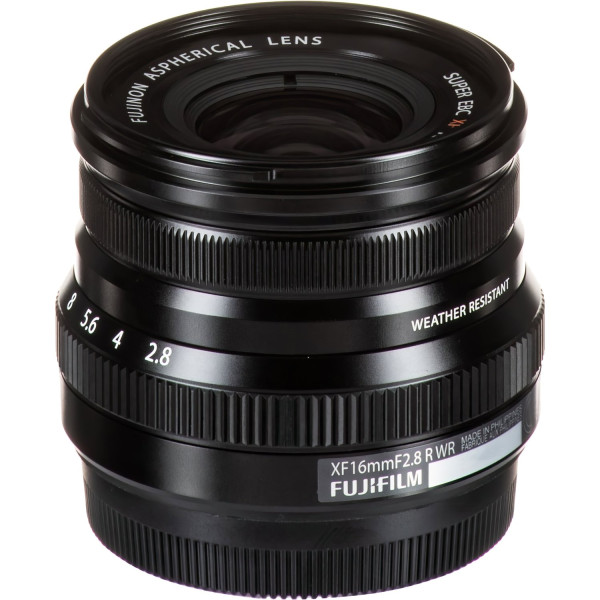 Объектив Fujifilm XF 16 mm f / 2.8 R WR Black (16611667)