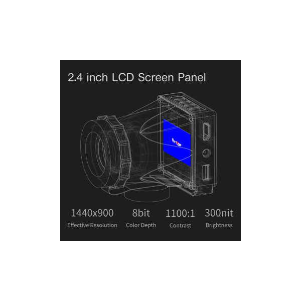 Електронний видошукач PORTKEYS LEYE 4K SDI 2.4" LCD