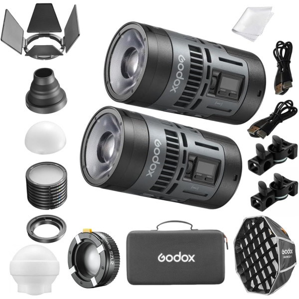 Світло Godox Litemons RS60Bi Bi-Color LED Monolight (2-Light Kit) (RS60BI 2K)