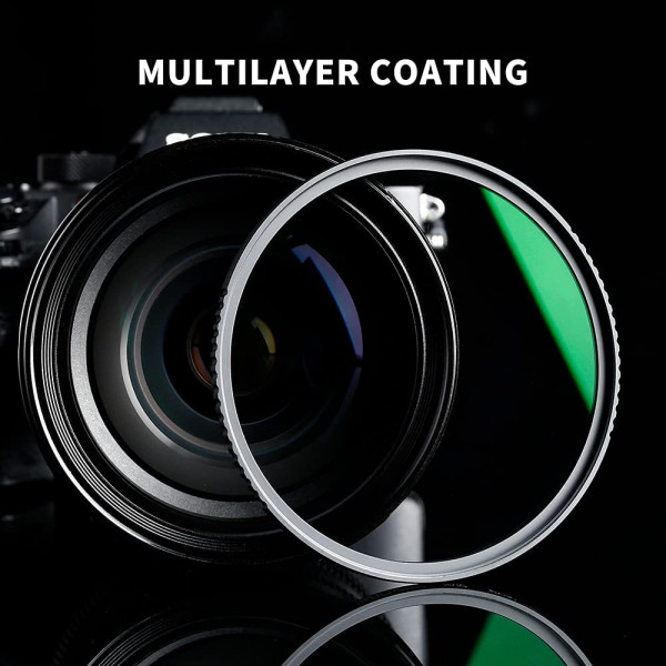 Светофильтр K&F Concept 58MM MC-UV FILTER, SLIM, GREEN MULTI-COATED, GERMAN OPTICS (KF01.026)