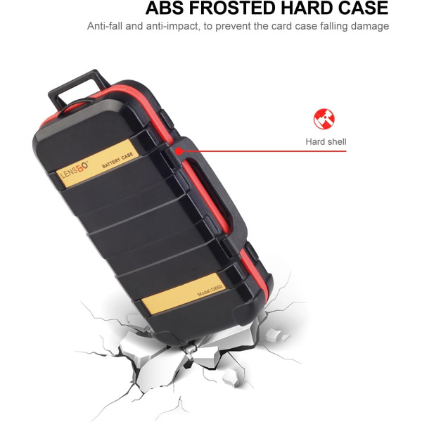 Футляр для карт памяти и аккумуляторов и батарей АА Lensgo D850