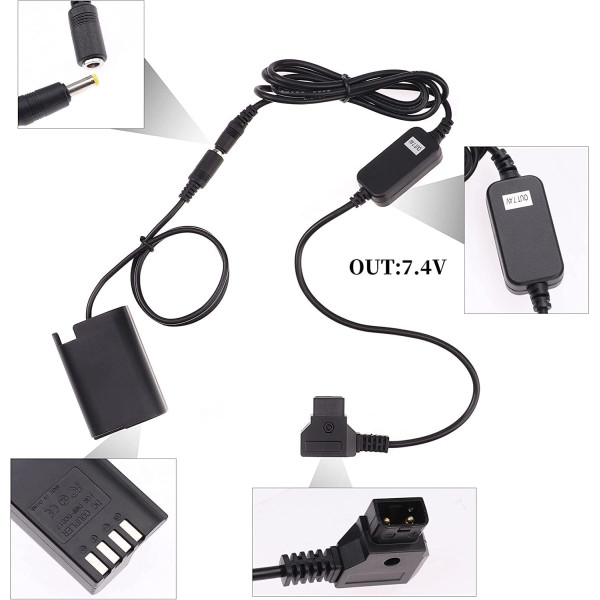 Адаптер питания Hersmay DMW-BLK22, разъем D-tap