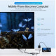USB-хаб Vention Type-C to HDMI/USB3.0*3/PD Converter 0.15M Gray Metal Type (CNBHB)
