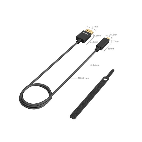 HDMI кабель SmallRig Ultra-Slim 4K HDMI Data Cable (D to A) (100cm)