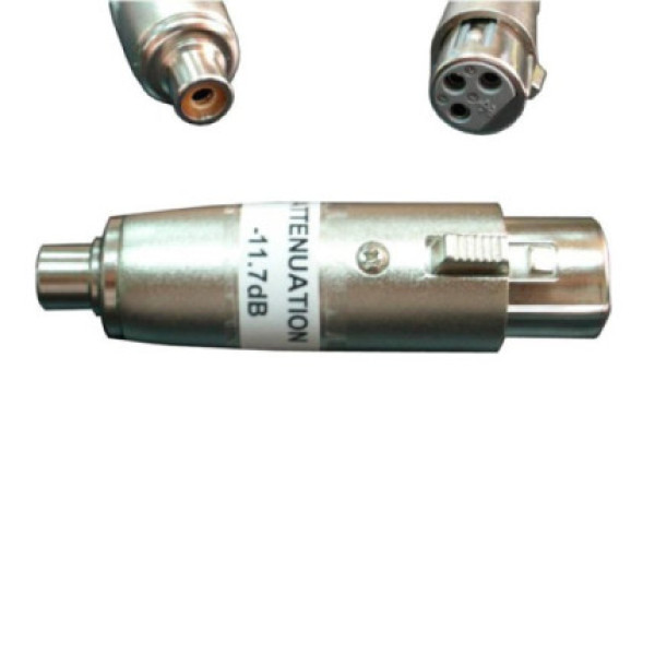 CAD-01 - XLR to RCA аудио аттенюатор -10db 2 шт