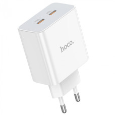 Сетевое зарядное устройство HOCO C108A Leader PD35W dual port(2C) charger White