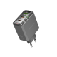 Сетевое зарядное устройство BOROFONE BAS34A Treasure PD65W(2C1A) charger(EU) Black