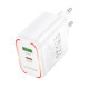 Сетевое зарядное устройство BOROFONE BA89A Destello PD30W+QC3.0 charger (EU) White