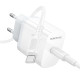 Сетевое зарядное устройство с кабелем BOROFONE BA99A Breeze single port PD20W charger set (C to C) White